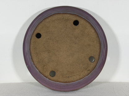 Preowned Japanese Tokoname Glazed Nanban Style Bonsai Pot Reiho - 9” By 2”
