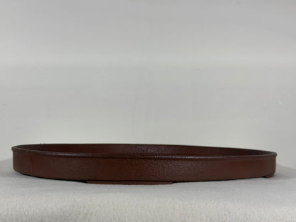 Preowned Japanese Tokoname Unglazed Shallow Oval Bonsai Pot Has Stamp - 13.25” By 9.5”