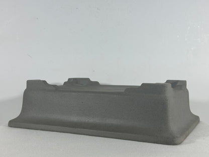 Preowned Japanese Tokoname Unglazed Rectangular Bonsai Pot Seizan - 12.75” By 9.5”