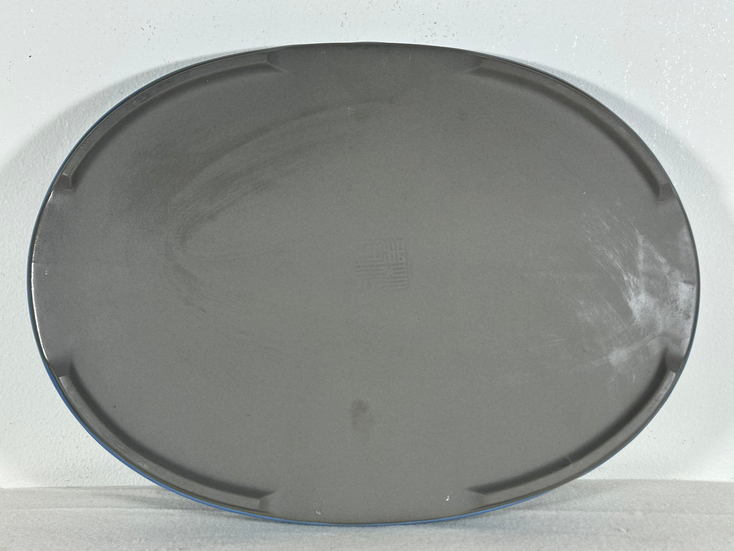 New Japanese Glazed Suiban for Suiseki Bonsai Harumatsu - 12.5” By 9”