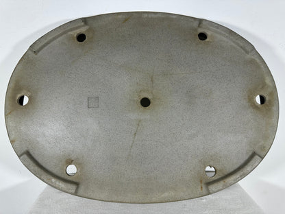 Preowned Japanese Tokoname Unglazed Oval Shallow Bonsai Pot Seizan - 20.5” By 14.5”