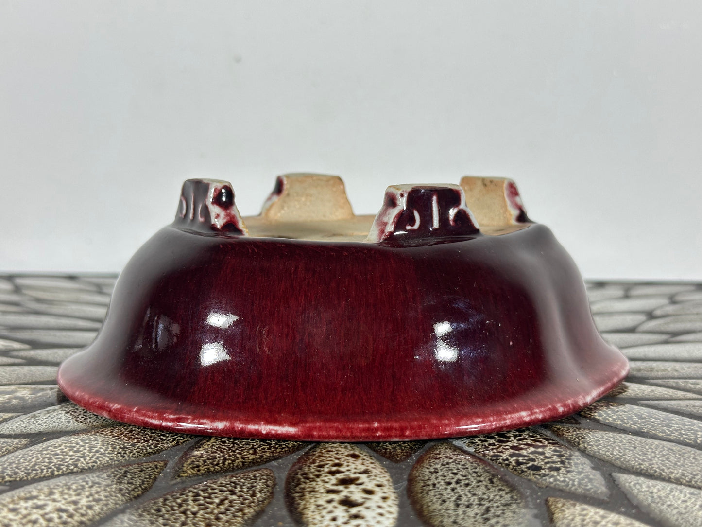 Preowned Japanese Bonsai Pot Mokko Style AIBA KOYO - 6.75” By 5.75”