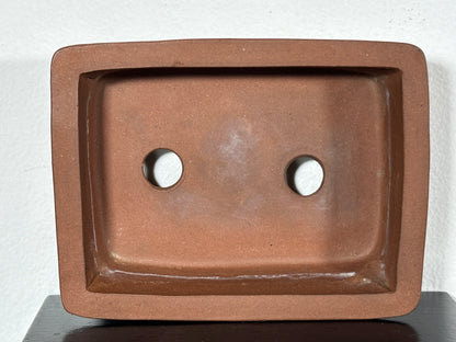 Preowned High Quality China Rectangular Bonsai Pot - 5” By 3.75”