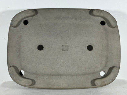 Preowned Japanese Tokoname Unglazed Rectangular Bonsai Pot Seizan - 12.75” By 9.25”