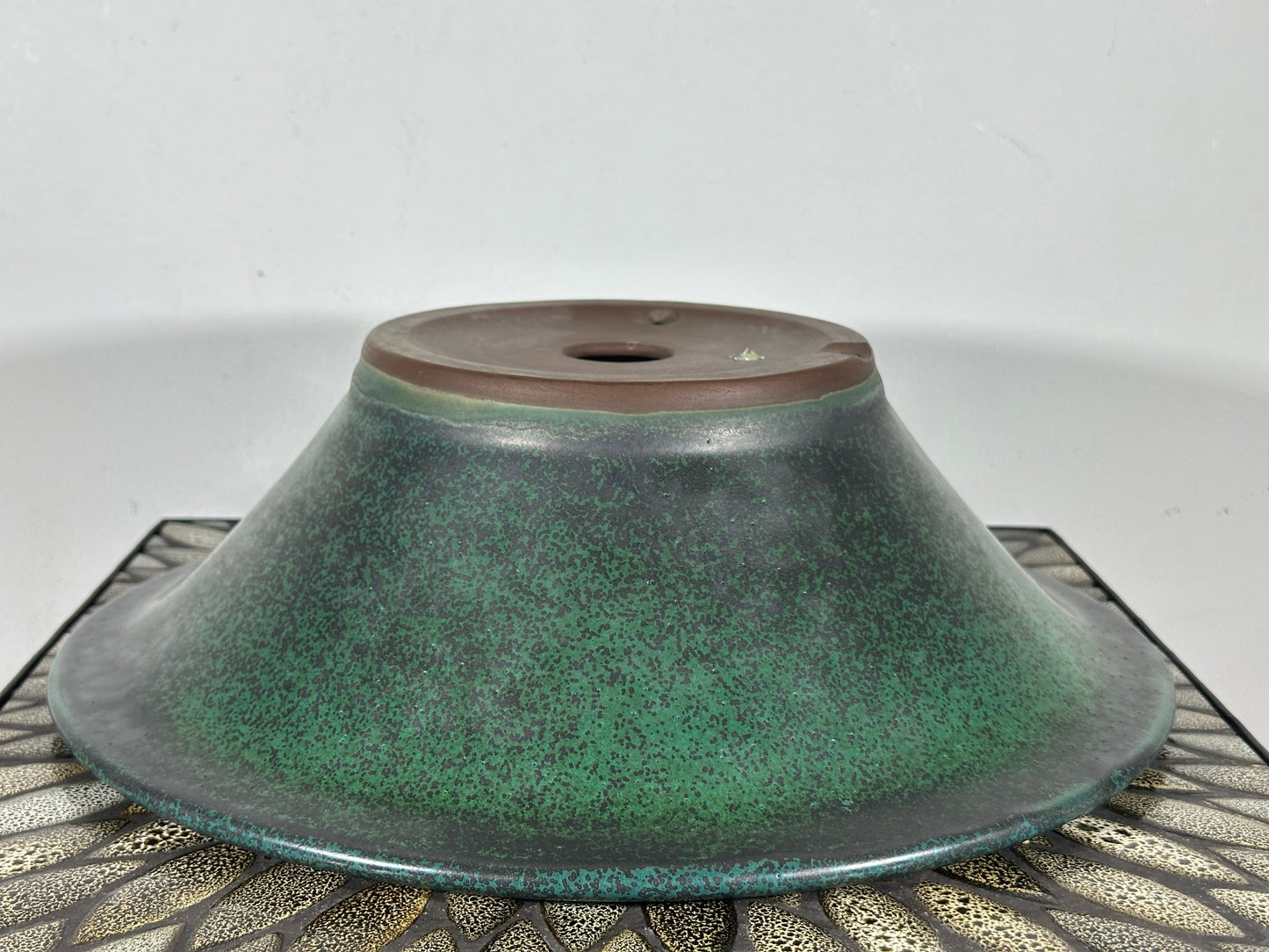 Preowned Japanese Tokoname Bonsai Pot Yamaaki - 14.75” By 4 5/8”