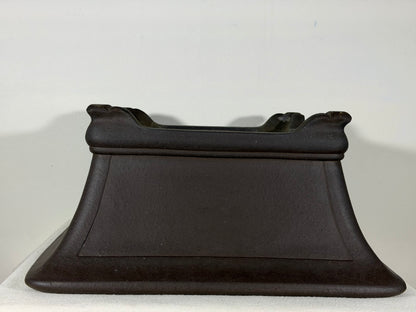 Preowned Japanese Tokoname Square Bonsai Pot Yammaki - 15” By 7”