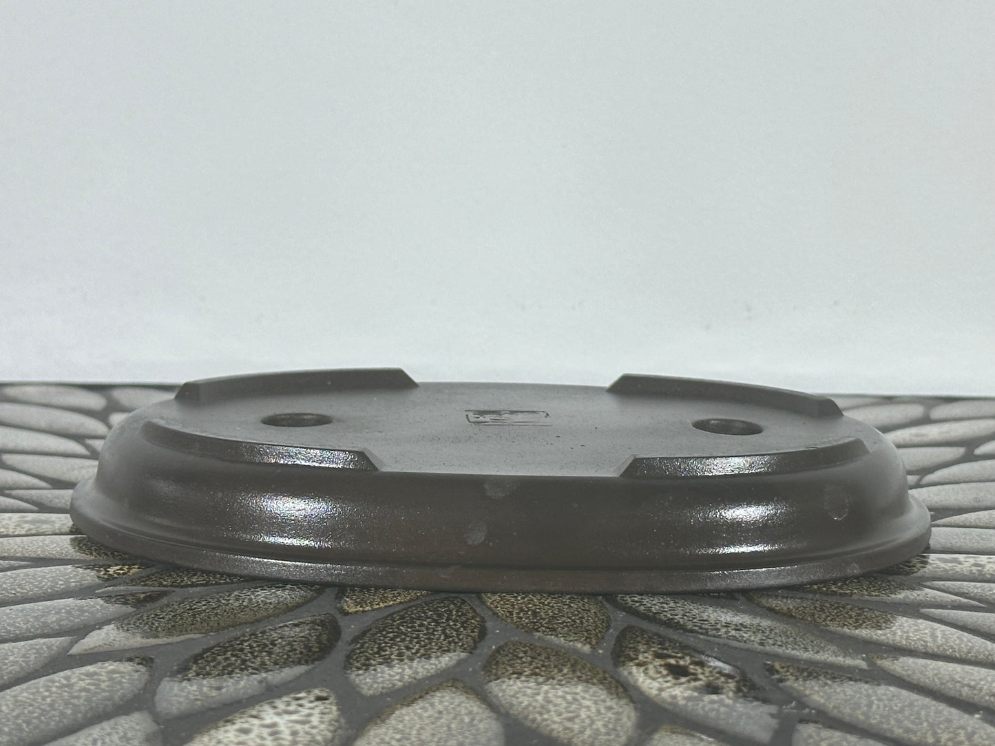 Preowned Japanese Bonsai Pot has Stamps - 7.5” By 5.5”