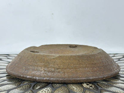 Preowned Japanese Tokoname Unglazed Nanban Style Bonsai Pot - 9” By 1.75”