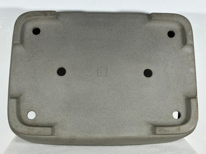 Preowned Japanese Tokoname Unglazed Rectangular Bonsai Pot Seizan - 16.25” By 11.75”