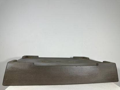 Preowned Japanese Tokoname Unglazed Rectangular Bonsai Pot Seizan - 19.25” By 14”