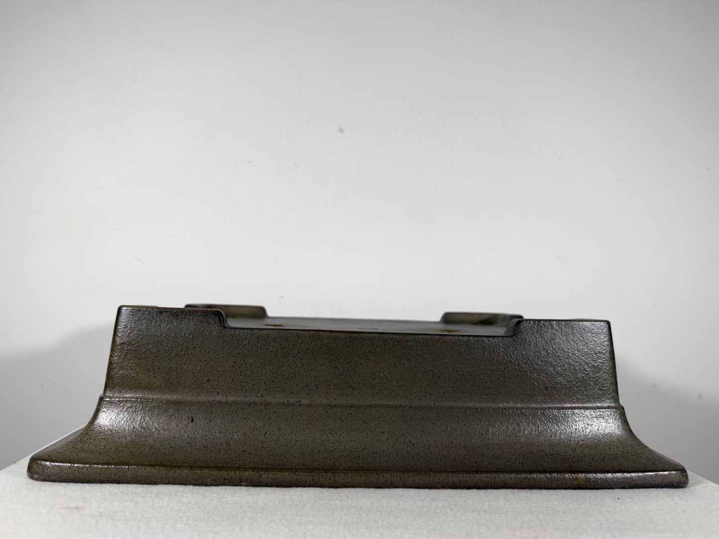 Preowned Japanese Tokoname Unglazed Rectangular Bonsai Pot Seizan - 14.75” By 10.75”