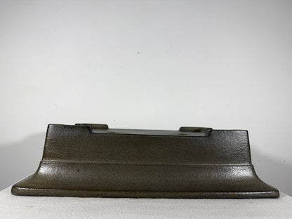 Preowned Japanese Tokoname Unglazed Rectangular Bonsai Pot Seizan - 14.75” By 10.75”