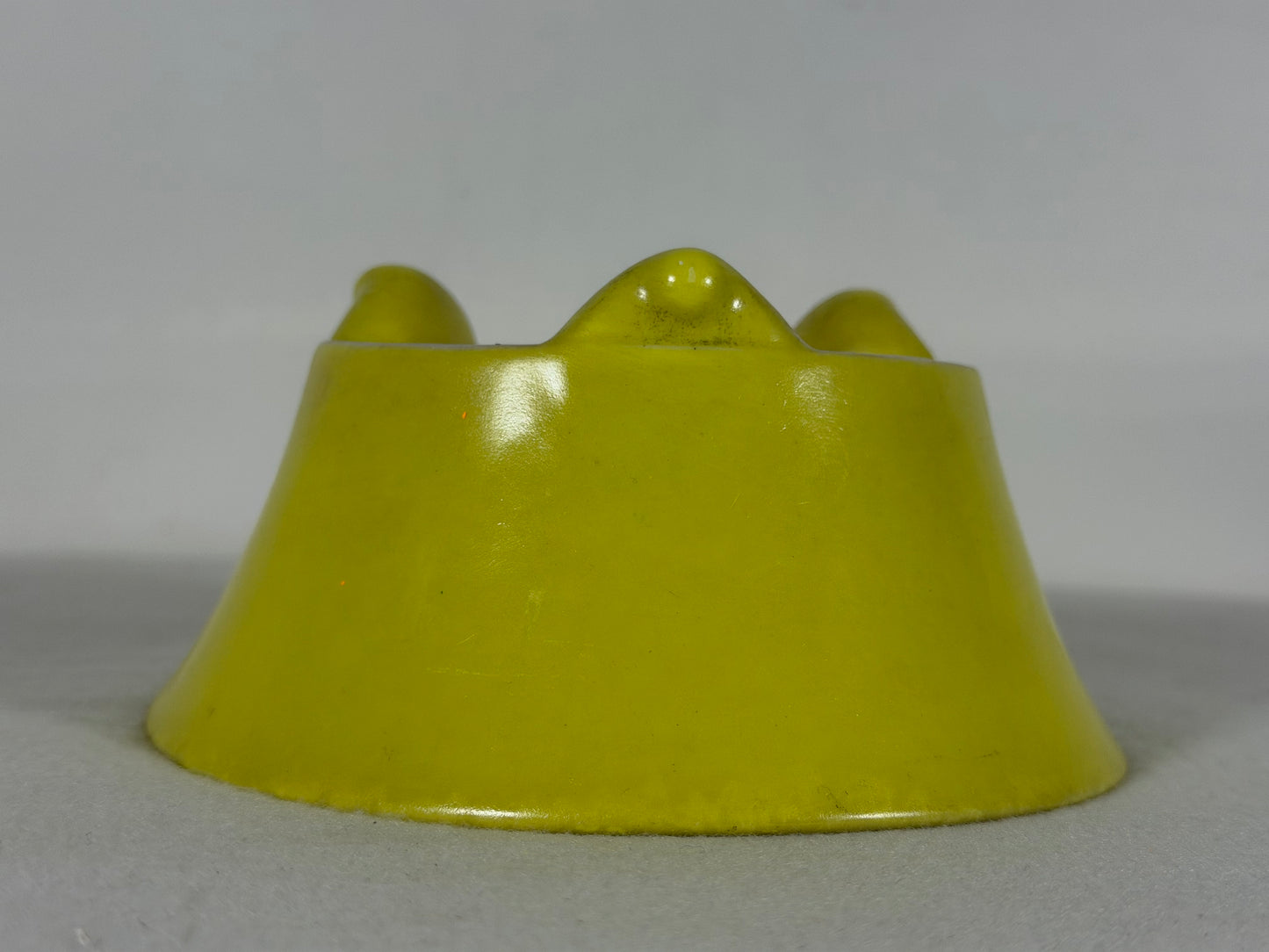 Preowned Vintage China Glazed Round Bonsai Pot - 5.75” By 2.75”