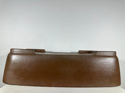 Preowned Japanese Tokoname Unglazed Rectangular Bonsai Pot Seizan - 19” By 13.75”