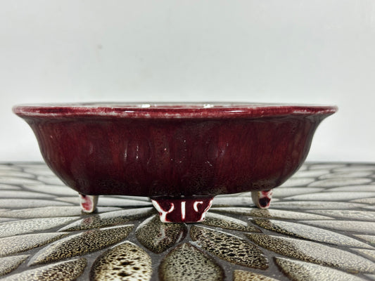 Preowned Japanese Bonsai Pot Mokko Style AIBA KOYO - 6.75” By 5.75”