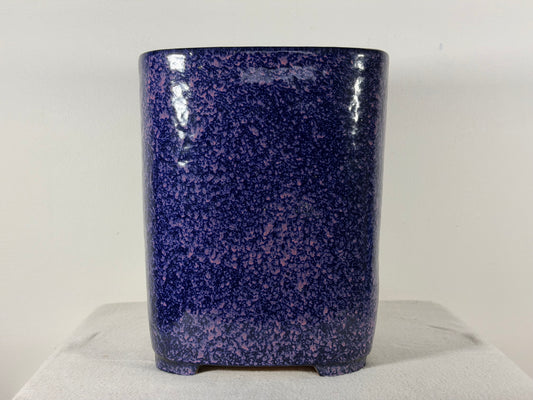 New Japanese Tokoname Square Cascade Style Bonsai Pot Syuhou Yoshimura - 9” x 8.75” x 10.75”