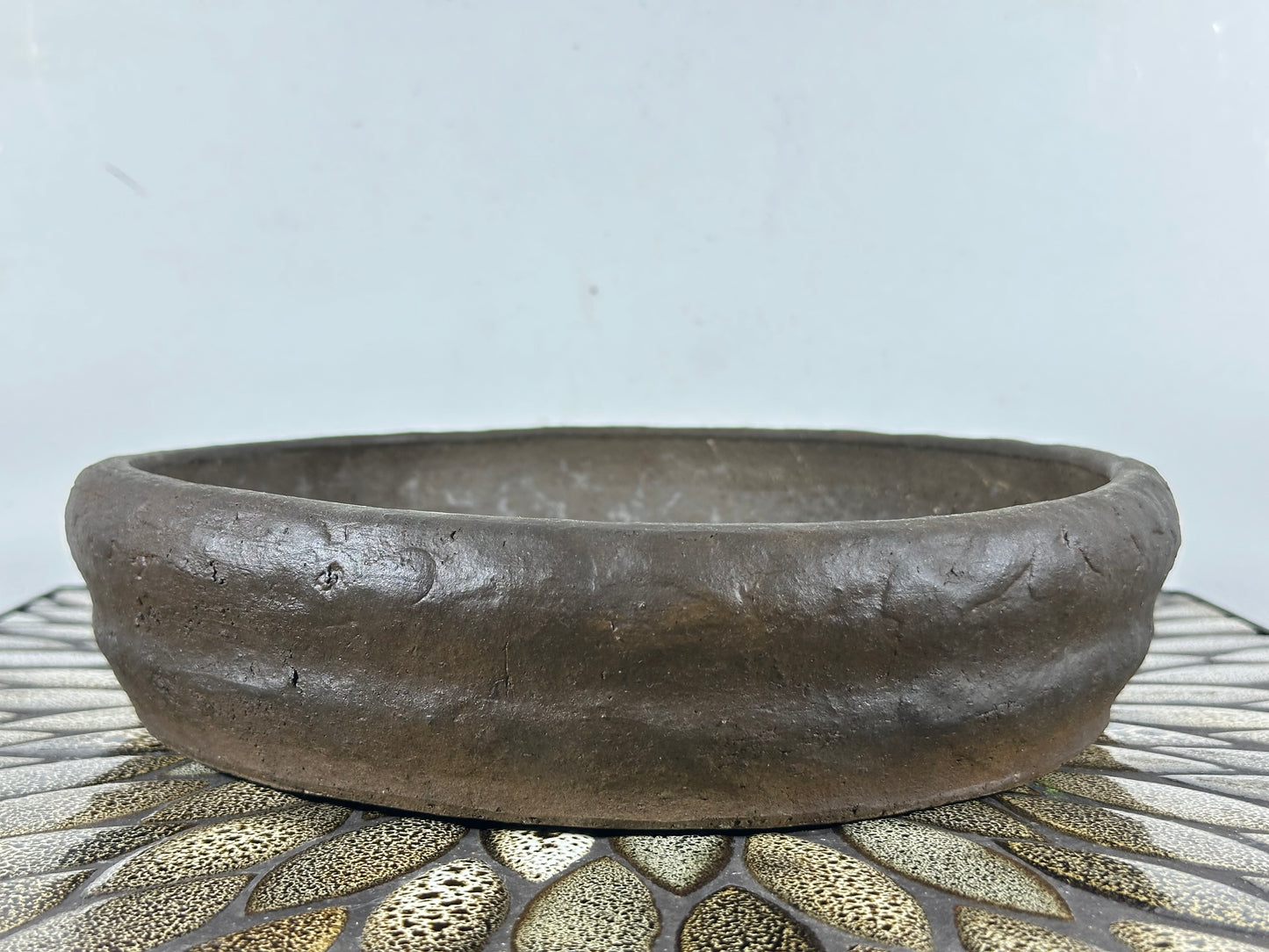 Preowned Japanese Tokoname Nanban Style Bonsai Pot - 10.5” By 3.5”