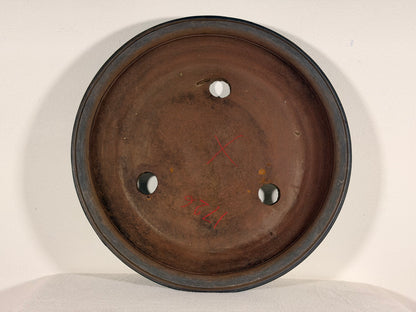 Preowned Japanese Tokoname Unglazed Nanban Style Bonsai Pot - 13.5” By 2.25”