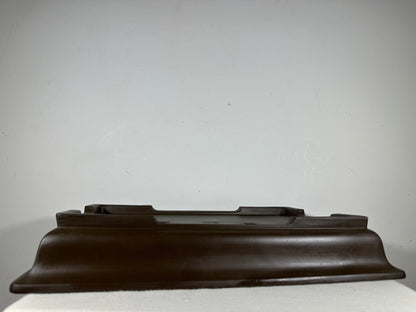 Preowned Japanese Tokoname Unglazed Rectangular Shallow  Bonsai Pot Seizan - 18.25” By 12.25”