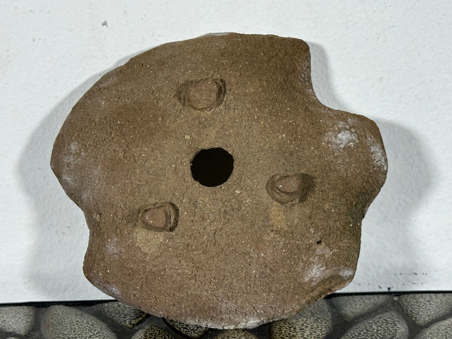 Preowned Japanese Tokoname Unglazed Shallow Bonsai Pot - 4.75” By 1.5”