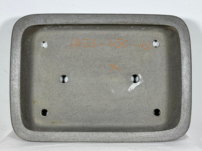 Preowned Japanese Tokoname Unglazed Rectangular Bonsai Pot Seizan - 15” By 10.75”