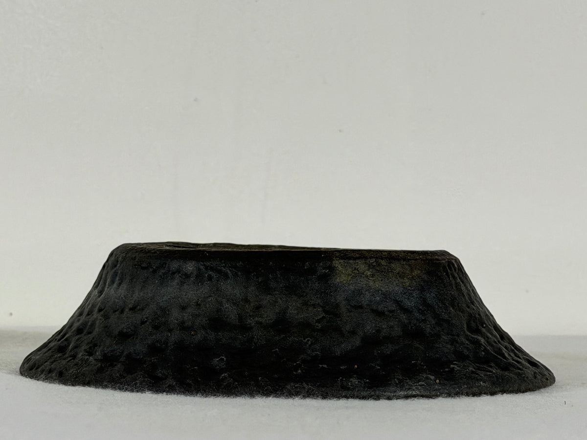 Preowned Japanese Tokoname Unglazed Nanban Style Bonsai Pot Nihei - 6.5” By 1 5/8”