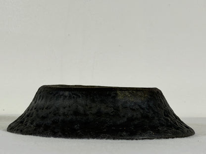 Preowned Japanese Tokoname Unglazed Nanban Style Bonsai Pot Nihei - 6.5” By 1 5/8”