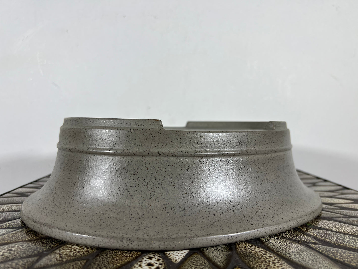 Preowned Japanese Tokoname Unglazed Oval Bonsai Pot Seizan - 11.5” By 9.75”