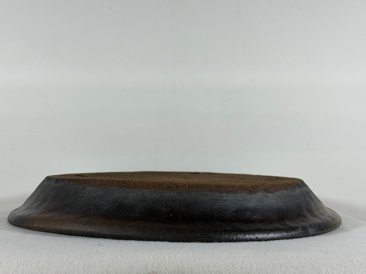 Preowned Japanese Tokoname Unglazed Nanban Style Bonsai Pot - 14” By 1.75”