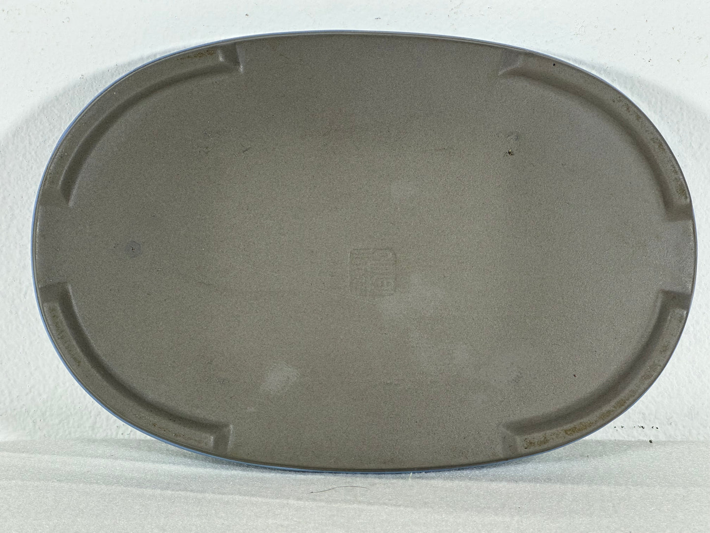 New Japanese Glazed Suiban for Suiseki Bonsai Harumatsu - 7 3/8” By 4 7/8”