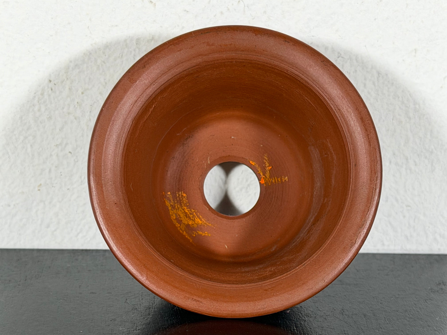 New Japanese Tokoname Unglazed Round Bonsai Pot Bigei - 2.75” By 1.5”