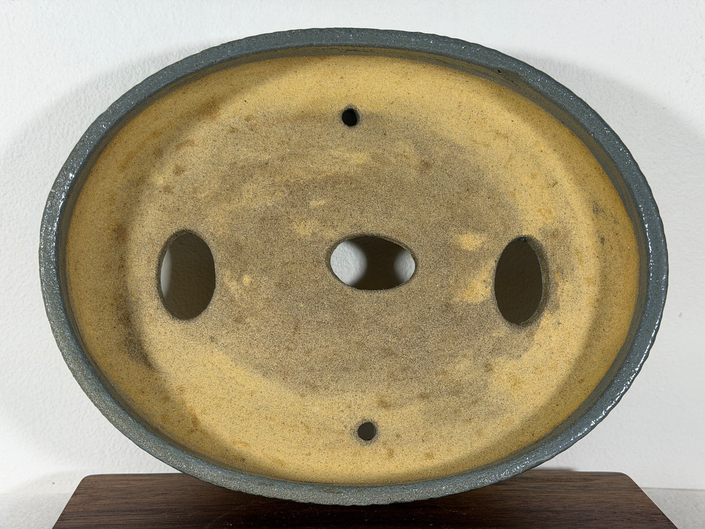 Victor Shelton Glazed Oval Bonsai Pot (American-Made) - 9.5” By 7.25”
