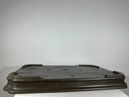 Preowned Japanese Tokoname Unglazed Rectangular Shallow Bonsai Pot Seizan - 22.5” By 15.25”