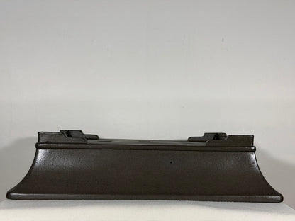 Preowned Japanese Tokoname Unglazed Rectangular Bonsai Pot Gyouzan Nakano - 16.5” x 12” x 4”