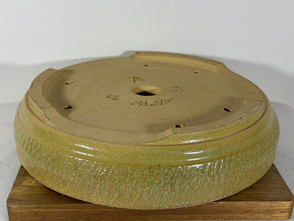 Victor Shelton Round Bonsai Pot (American-Made) - 10.75” By 2.25”