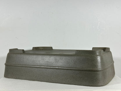 Preowned Japanese Tokoname Unglazed Rectangular Bonsai Pot Seizan - 15” By 10.75”