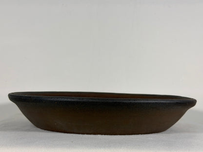 Preowned Japanese Tokoname Unglazed Nanban Style Bonsai Pot - 13.5” By 2.25”