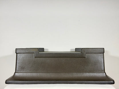 Preowned Japanese Tokoname Unglazed Rectangular Bonsai Pot Reiho - 18” x 14” x 5.75”