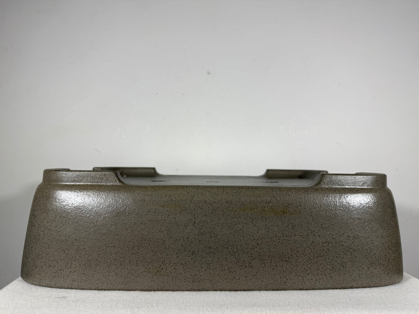 Preowned Japanese Tokoname Unglazed Rectangular Bonsai Pot Seizan - 16.25” By 11.75”