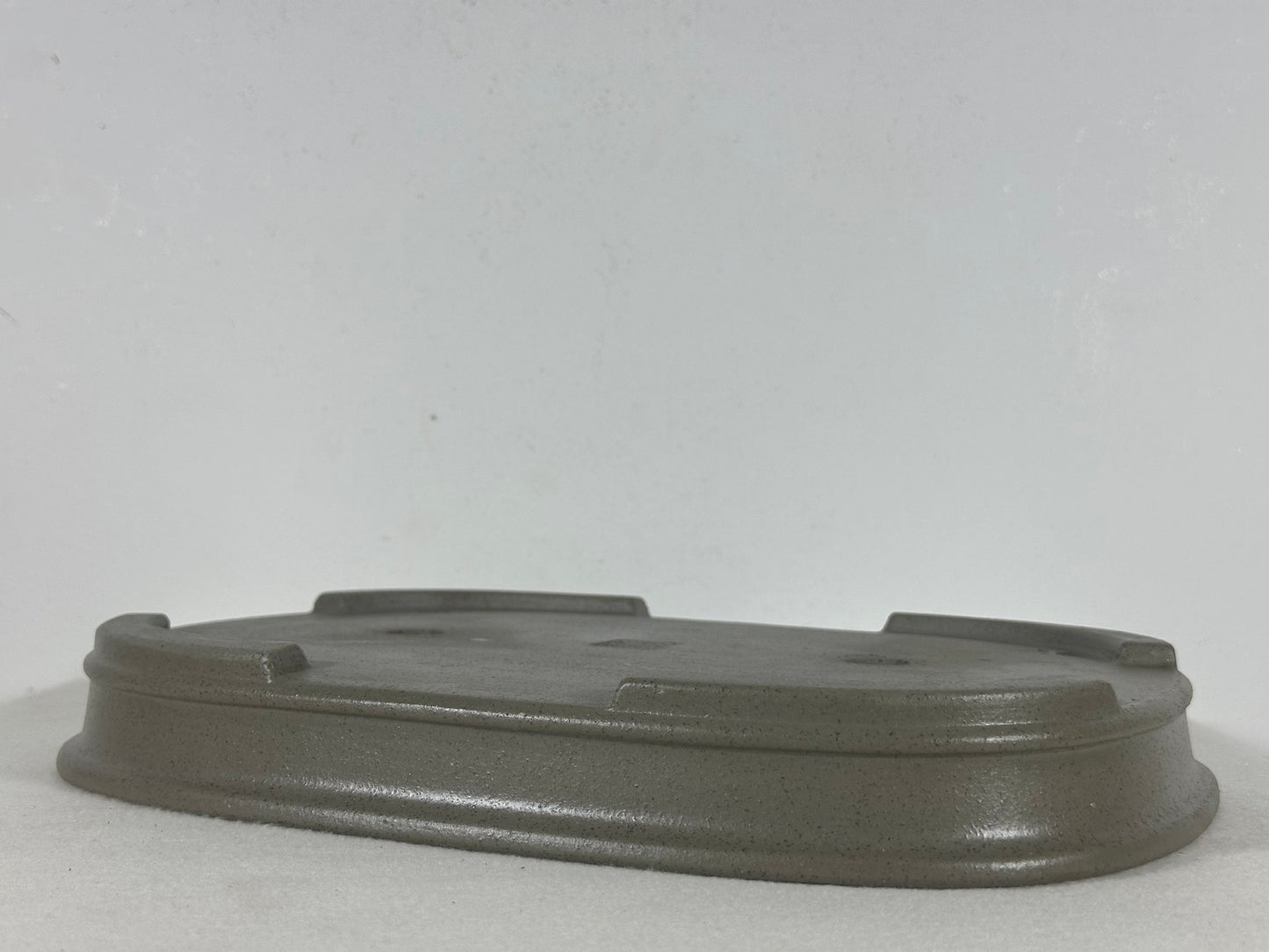 Preowned Japanese Tokoname Unglazed Rectangular Shallow Bonsai Pot Seizan - 12.25” By 9”