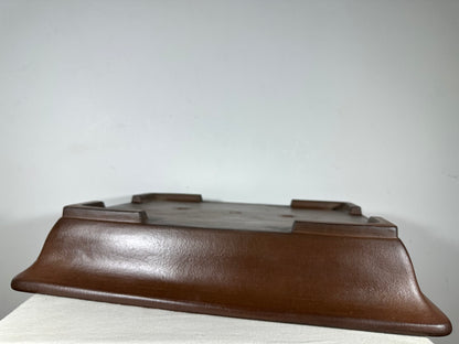 Preowned Japanese Tokoname Unglazed Rectangular Bonsai Pot Seizan - 20” By 15”
